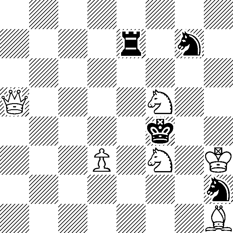 8/4r1n1/8/Q4N2/5k2/3P1N1K/7n/7B
