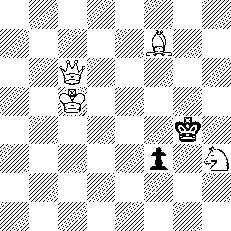 8/5B2/2Q5/2K5/6k1/5p1N/8/8