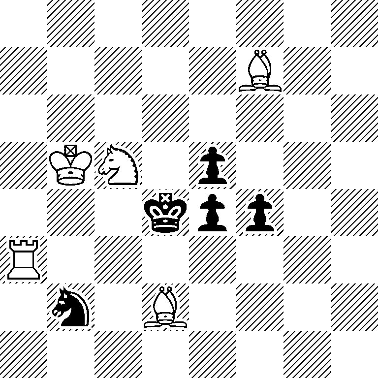 8/5B2/8/1KN1p3/3kpp2/R7/1n1B4/8