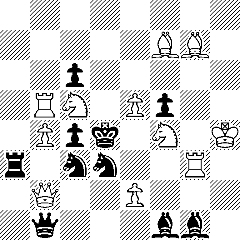 8/5BB1/2p5/1RN1Pp2/1Ppk1N1K/r1nn2R1/1Q2P3/1q3bb1