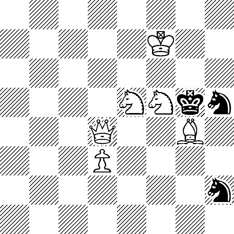 8/5K2/8/4NNkn/3Q2B1/3P4/7n/8