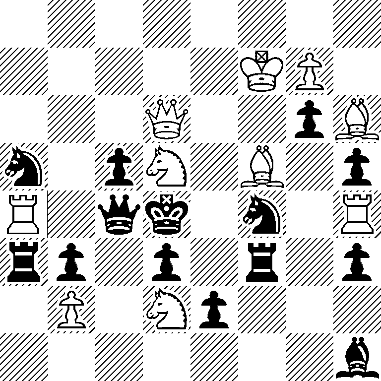 8/5KP1/3Q2pB/n1pN1B1p/R1qk1n1R/rp1p1r1p/1P1Np3/7b
