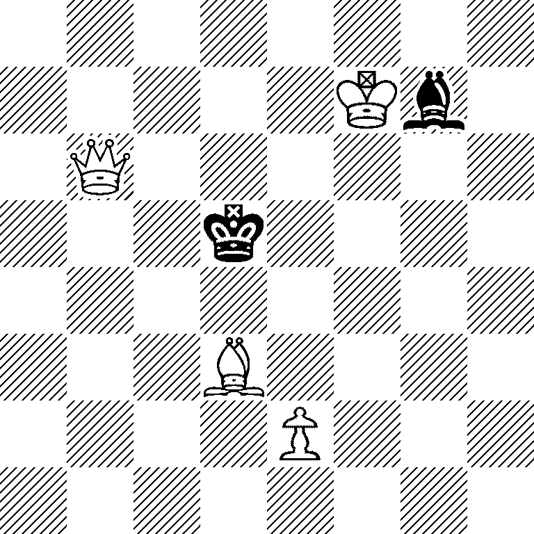 8/5Kb1/1Q6/3k4/8/3B4/4P3/8