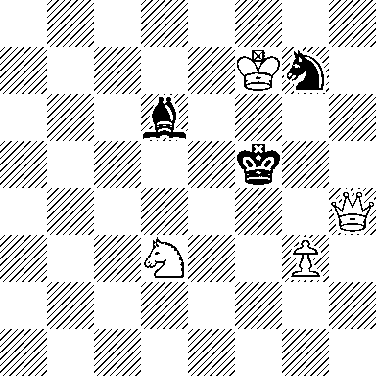 8/5Kn1/3b4/5k2/7Q/3N2P1/8/8