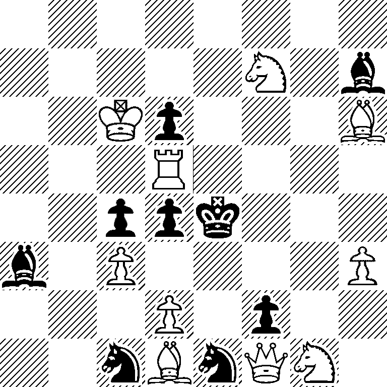 8/5N1b/2Kp3B/3R4/2ppk3/b1P4P/3P1p2/2nBnQN1