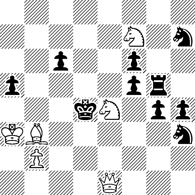 8/5N1n/2p2p2/p4pr1/3kN1pp/KB5n/1P6/4Q3