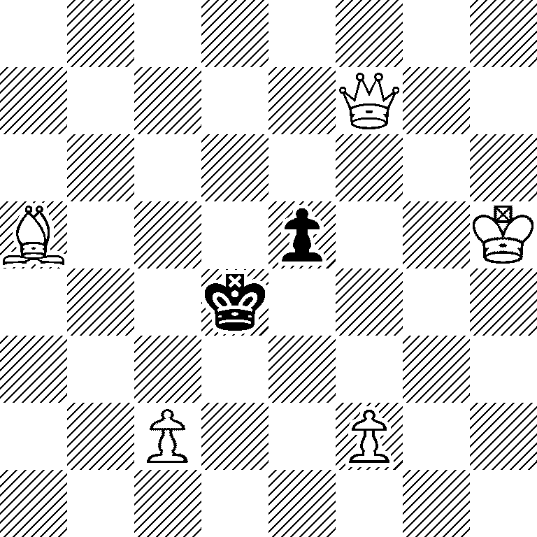 8/5Q2/8/B3p2K/3k4/8/2P2P2/8