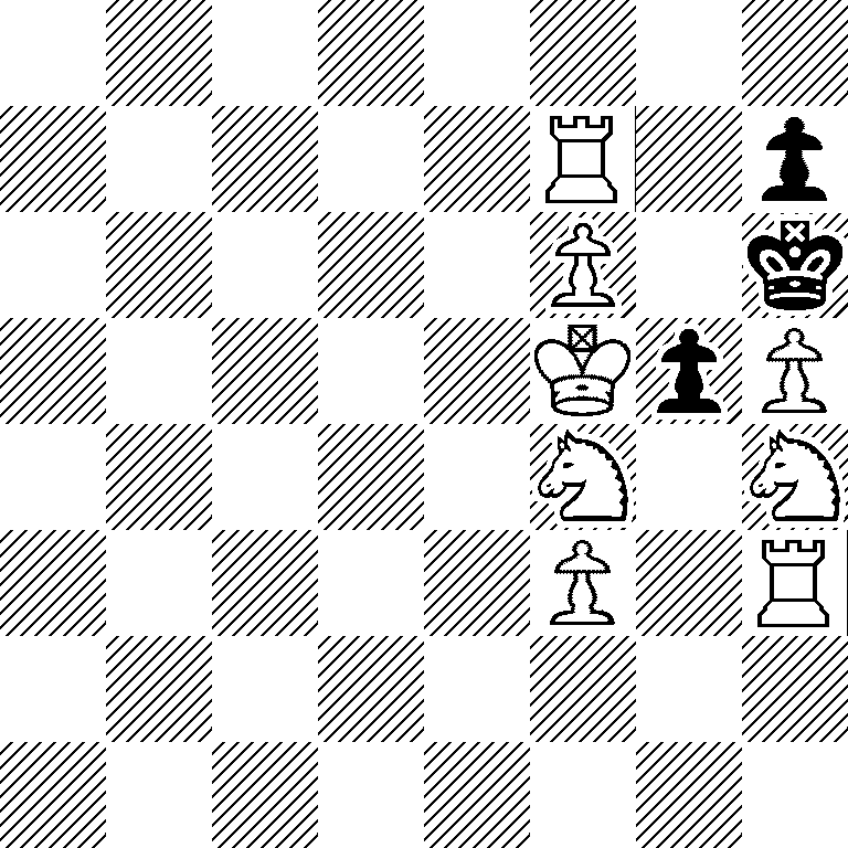 8/5R1p/5P1k/5KpP/5N1N/5P1R/8/8