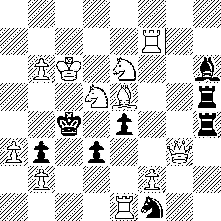 8/5R2/1PK1N2b/3NB2r/2k1p2r/Pp1p2Q1/1P3P2/4Rn2