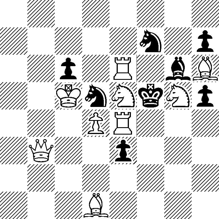 8/5n1p/2p1R1bB/2KnNkNp/3PR3/1Q2p3/8/3B4