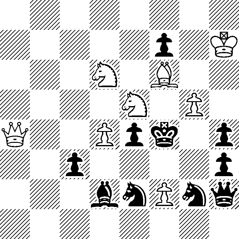 8/5p1K/3N1B2/4N1P1/Q2Ppk1p/2p4p/3bnPnq/8