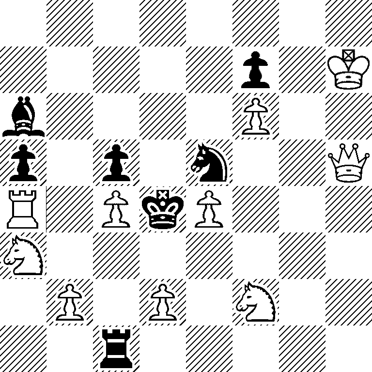 8/5p1K/b4P2/p1p1n2Q/R1PkP3/N7/1P1P1N2/2r5