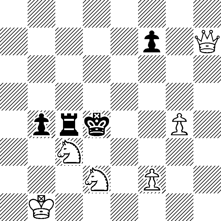 8/5p1Q/8/8/1prk2P1/2N5/3N1P2/1K6