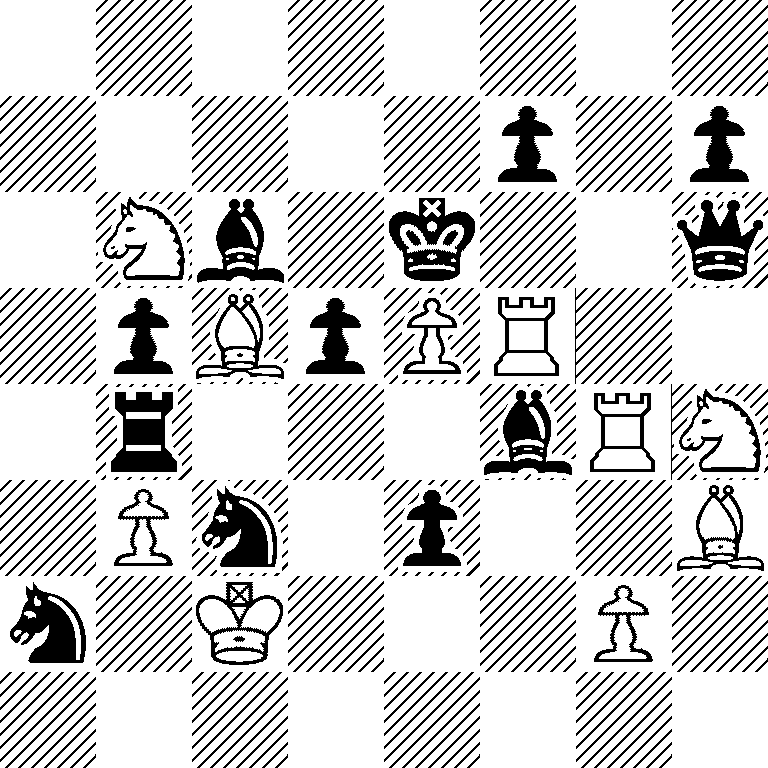 8/5p1p/1Nb1k2q/1pBpPR2/1r3bRN/1Pn1p2B/n1K3P1/8