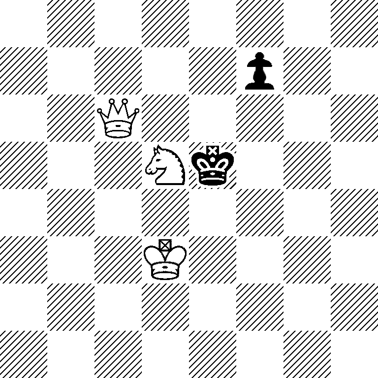 8/5p2/2Q5/3Nk3/8/3K4/8/8