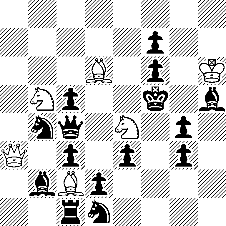 8/5p2/3B1p1K/1Np2k1b/1nq1N1p1/Q1p1p1p1/1bBp4/2rn4