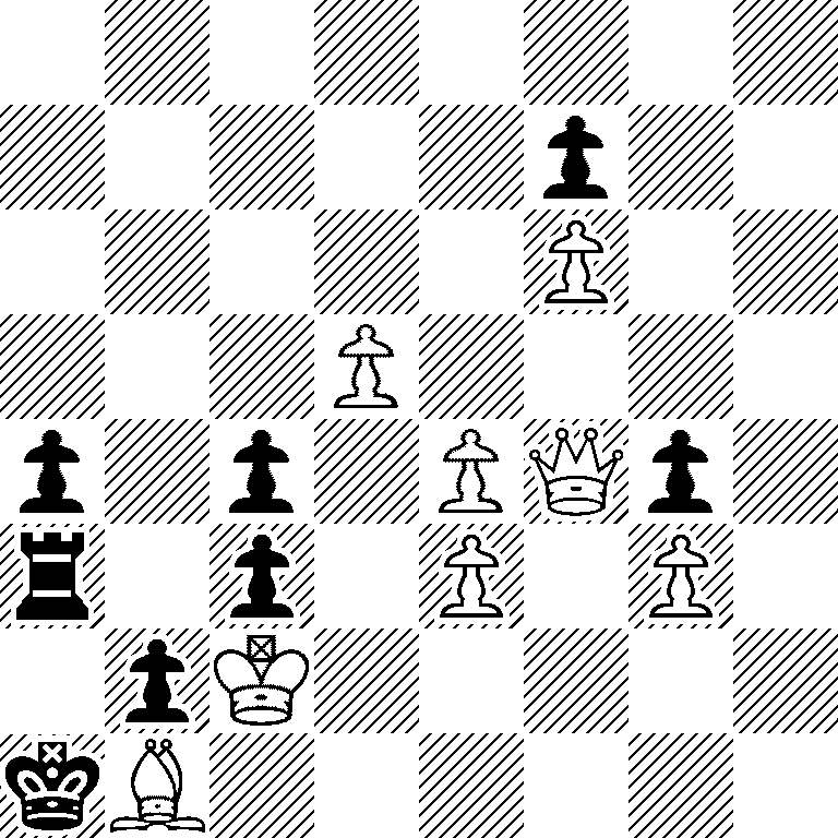8/5p2/5P2/3P4/p1p1PQp1/r1p1P1P1/1pK5/kB6