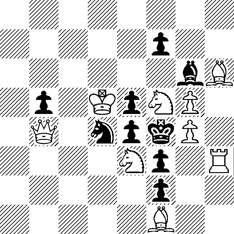 8/5p2/6bB/1p1KpNP1/1Q1npkP1/4Np1R/5p2/5B2