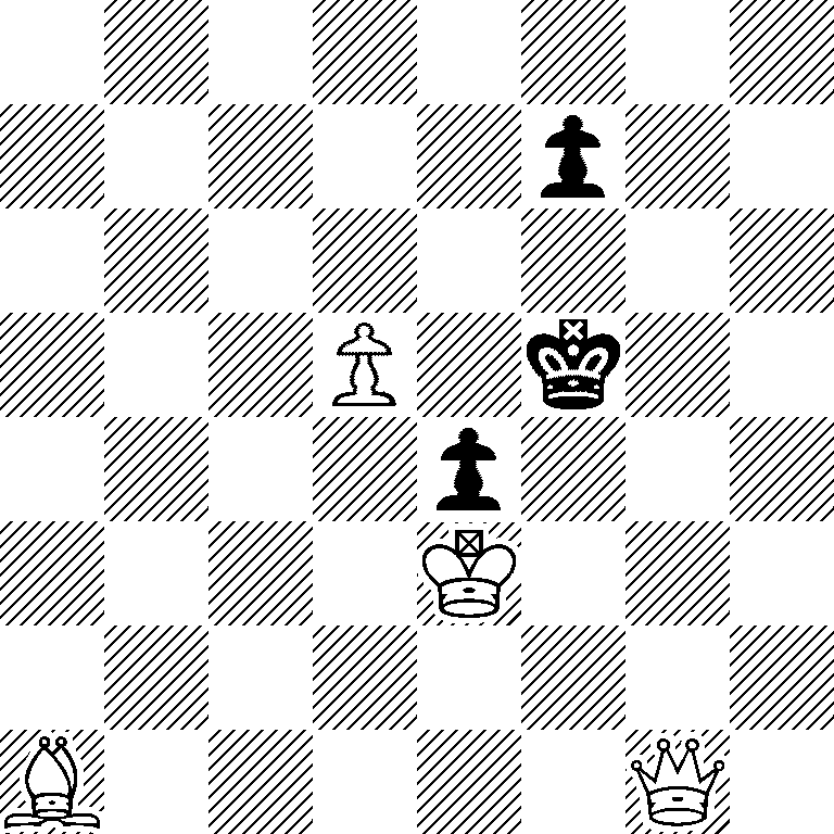 8/5p2/8/3P1k2/4p3/4K3/8/B5Q1
