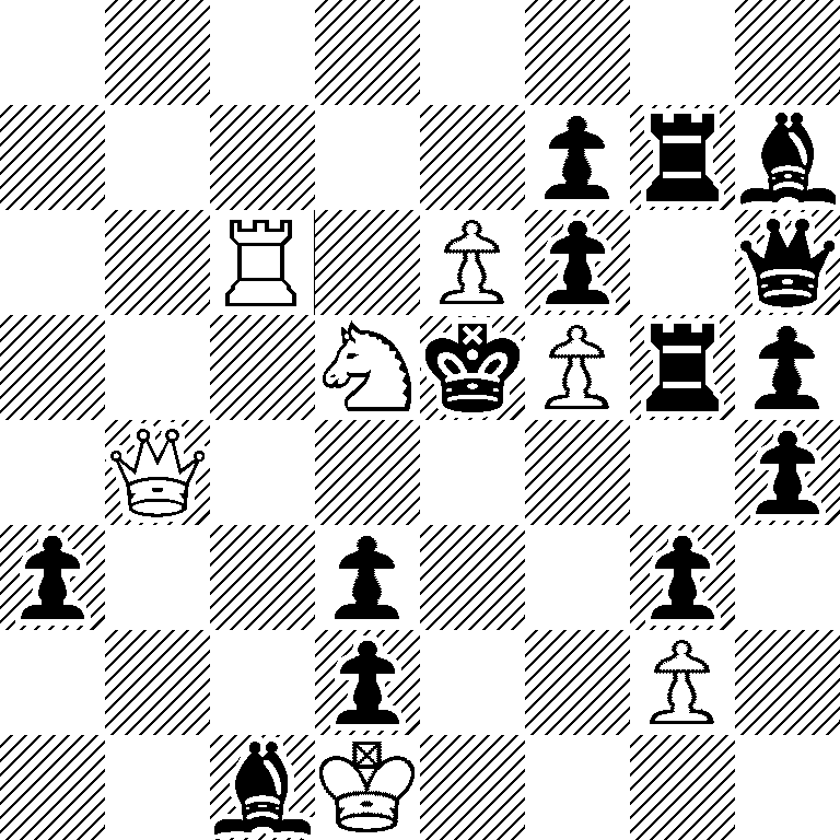 8/5prb/2R1Pp1q/3NkPrp/1Q5p/p2p2p1/3p2P1/2bK4