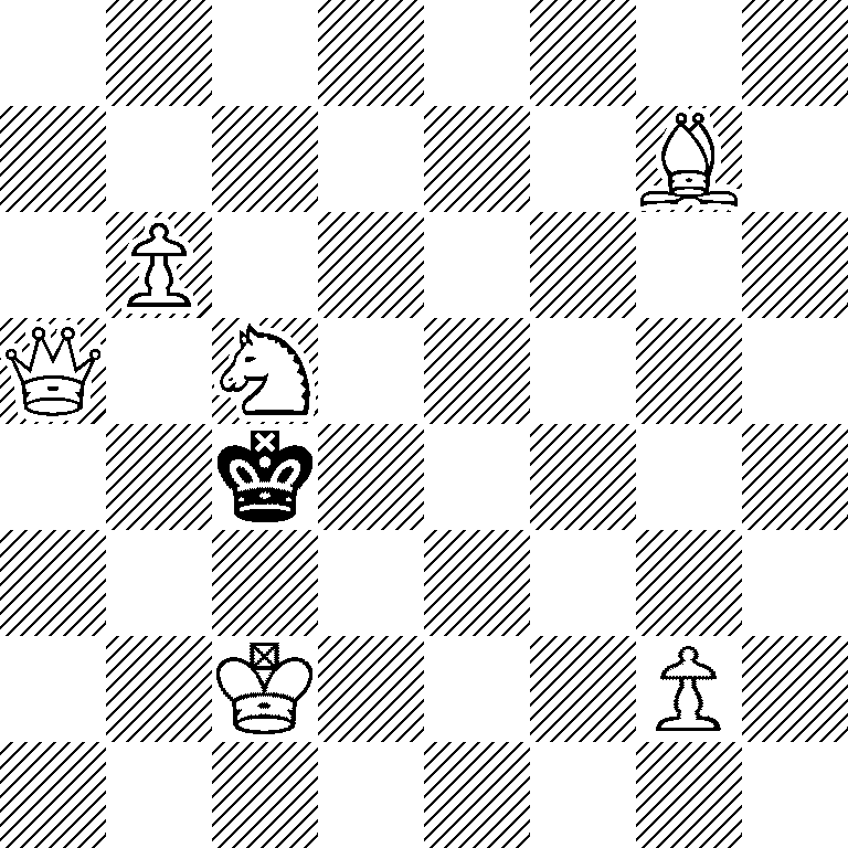 8/6B1/1P6/Q1N5/2k5/8/2K3P1/8