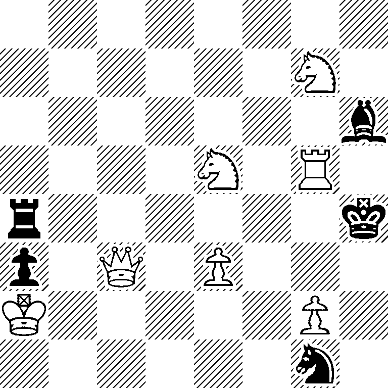 8/6N1/7b/4N1R1/r6k/p1Q1P3/K5P1/6n1