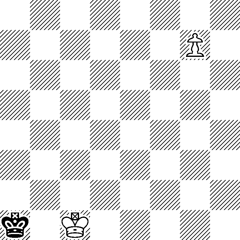 8/6P1/8/8/8/8/8/k1K5
