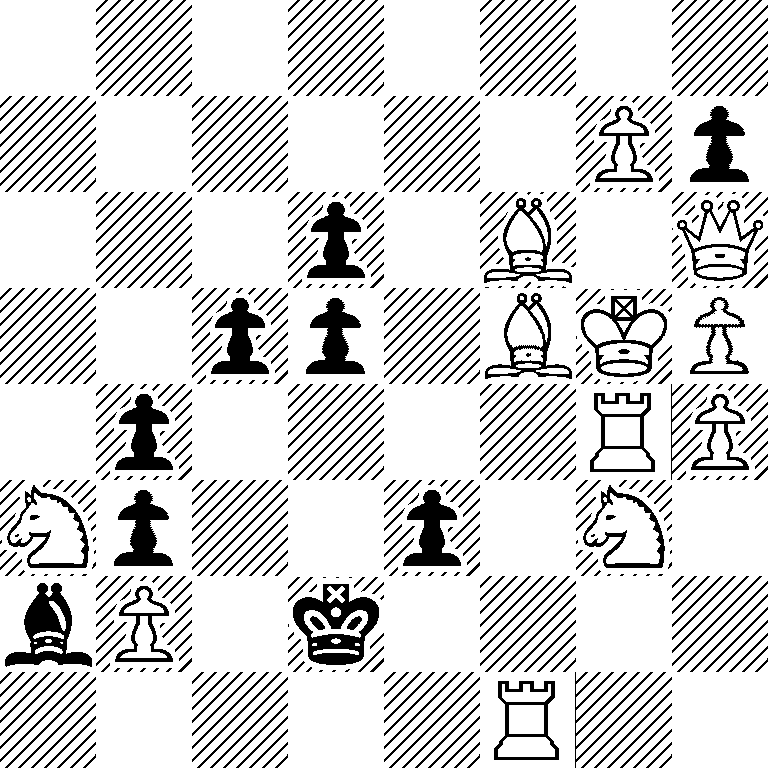 8/6Pp/3p1B1Q/2pp1BKP/1p4RP/Np2p1N1/bP1k4/5R2