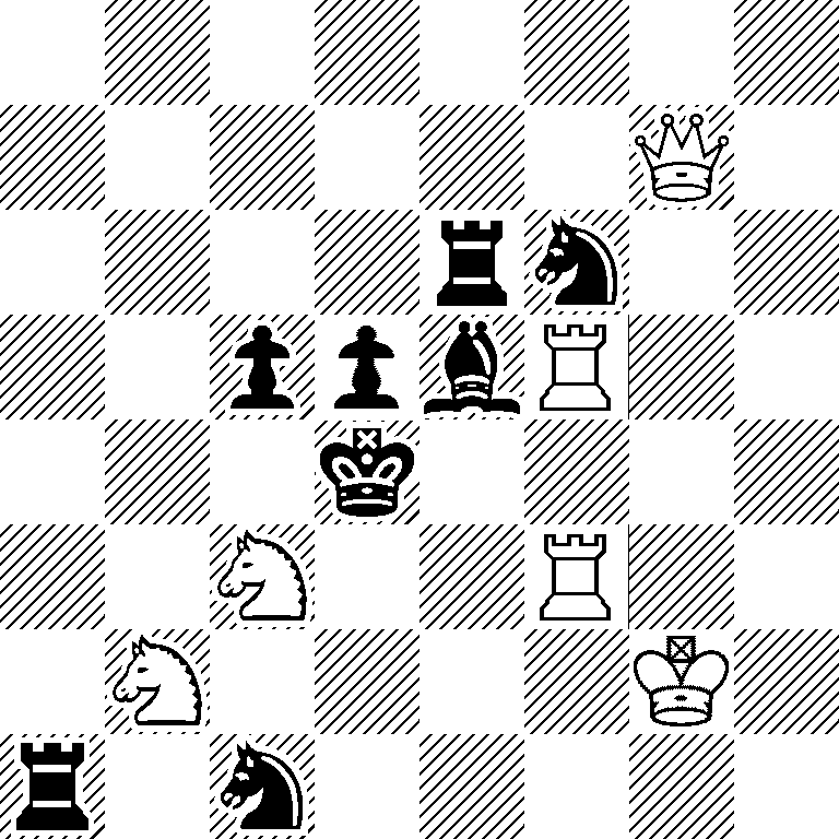 8/6Q1/4rn2/2ppbR2/3k4/2N2R2/1N4K1/r1n5