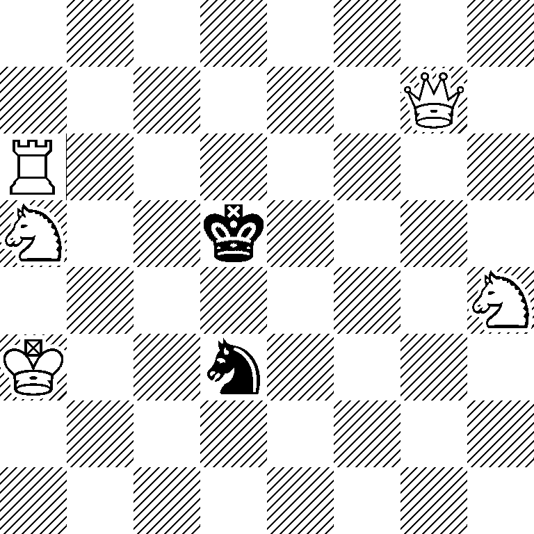 8/6Q1/R7/N2k4/7N/K2n4/8/8