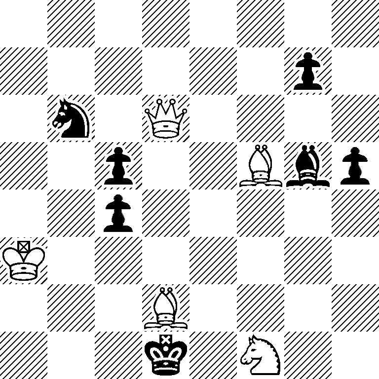 8/6p1/1n1Q4/2p2Bbp/2p5/K7/3B4/3k1N2