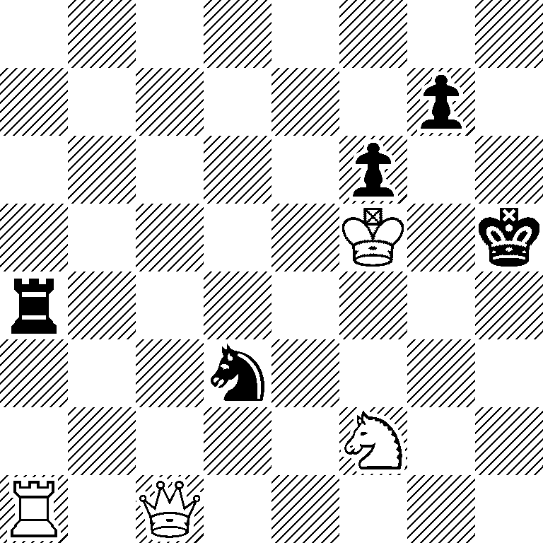 8/6p1/5p2/5K1k/r7/3n4/5N2/R1Q5