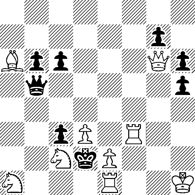 8/6p1/Bpp3Qp/1q5p/8/2pP1R2/2NkP3/N3R2K