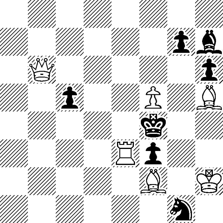 8/6pb/1Q5p/2p2P1B/5k2/4Rp2/5B1K/6n1