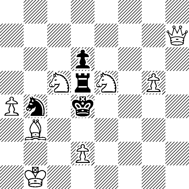 8/7Q/3p4/2NrN1P1/Pn1k4/1B6/3P4/1K6