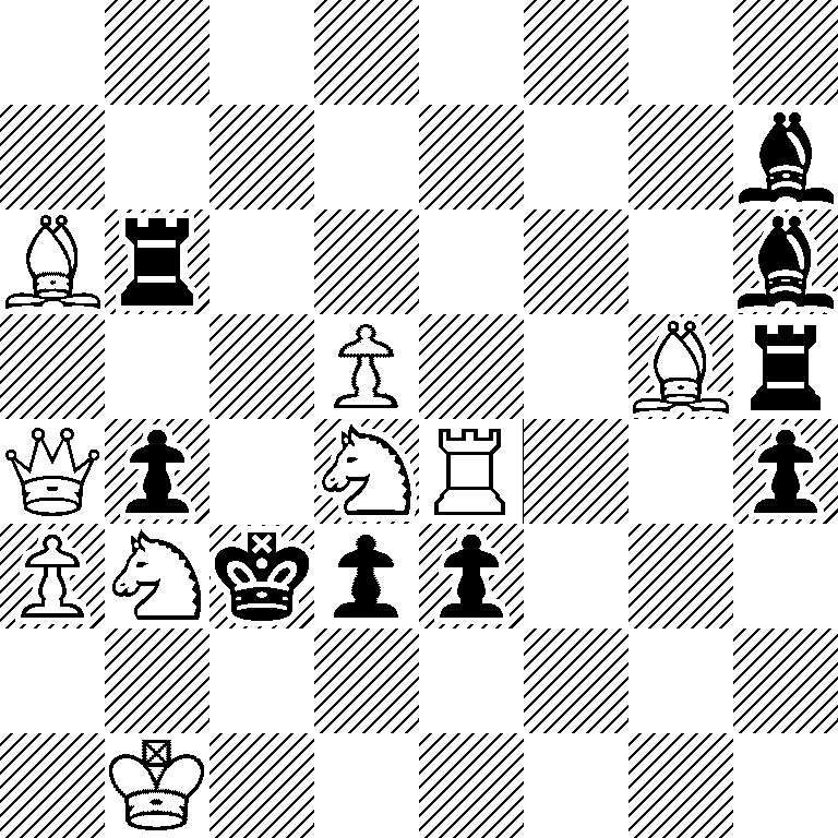 8/7b/Br5b/3P2Br/Qp1NR2p/PNkpp3/8/1K6