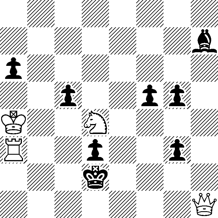 8/7b/p7/2p2pp1/K2N4/R2p2p1/3k4/7Q