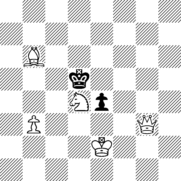 8/8/1B6/3k4/3Np3/1P4Q1/4K3/8