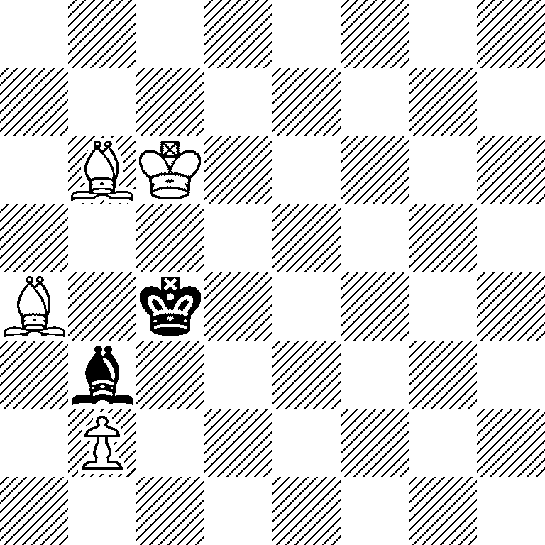 8/8/1BK5/8/B1k5/1b6/1P6/8