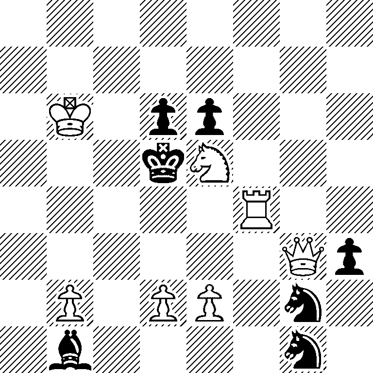 8/8/1K1pp3/3kN3/5R2/6Qp/1P1PP1n1/1b4n1