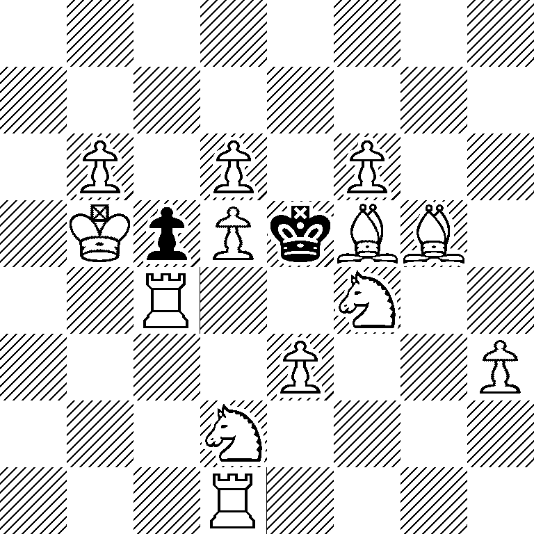 8/8/1P1P1P2/1KpPkBB1/2R2N2/4P2P/3N4/3R4