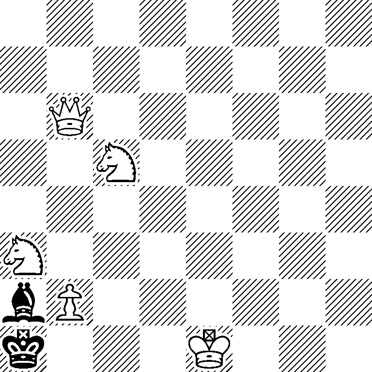 8/8/1Q6/2N5/8/N7/bP6/k3K3