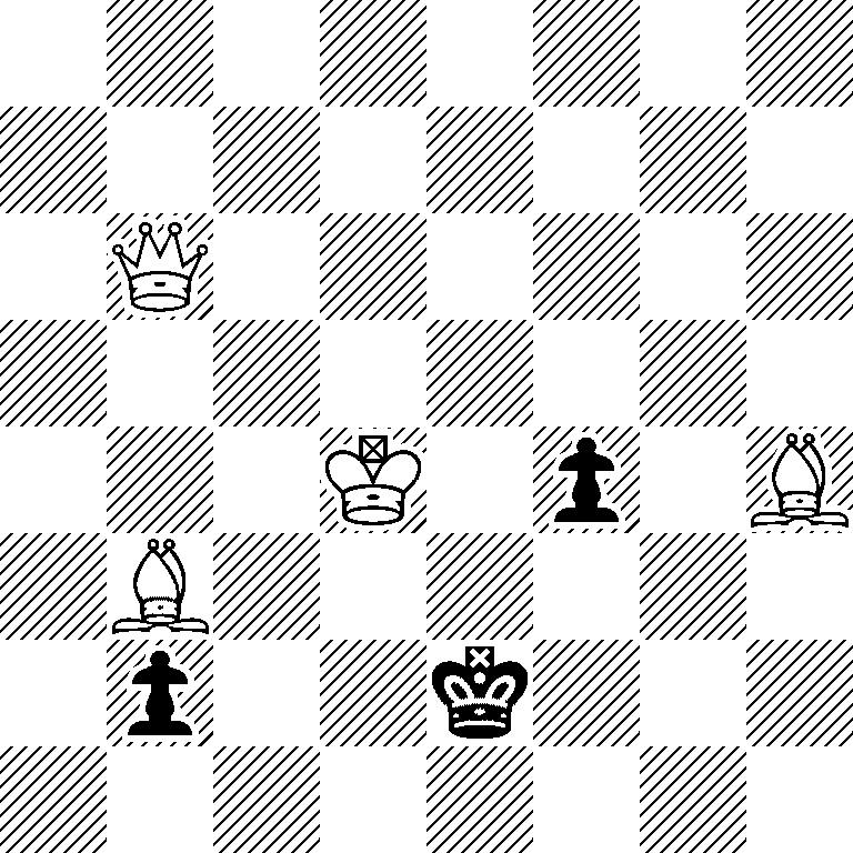 8/8/1Q6/8/3K1p1B/1B6/1p2k3/8