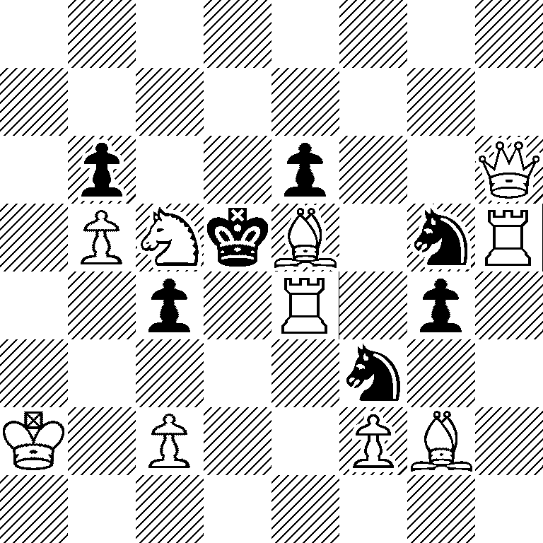 8/8/1p2p2Q/1PNkB1nR/2p1R1p1/5n2/K1P2PB1/8