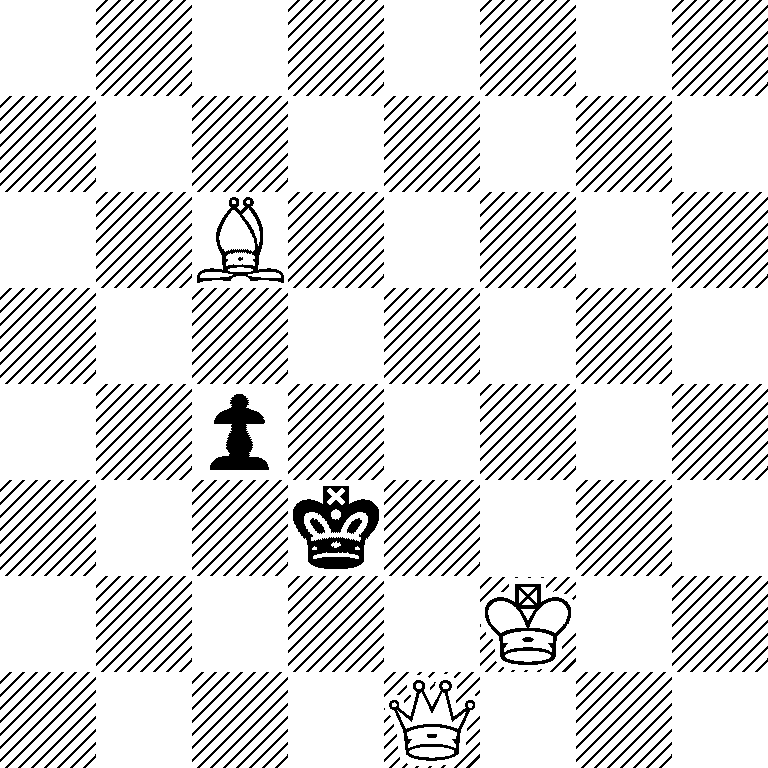 8/8/2B5/8/2p5/3k4/5K2/4Q3