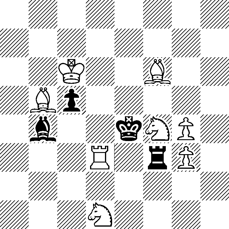 8/8/2K2B2/1Bp5/1b2kNP1/3R1rP1/8/3N4