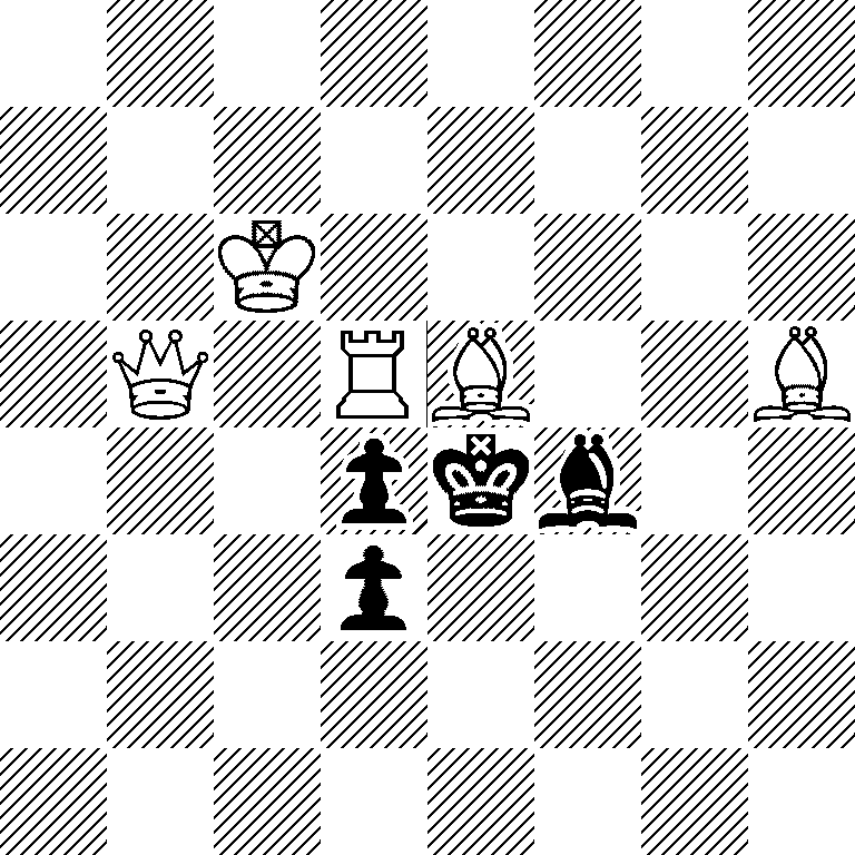 8/8/2K5/1Q1RB2B/3pkb2/3p4/8/8