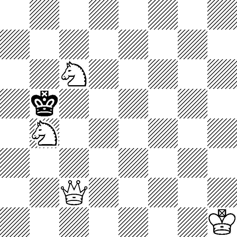 8/8/2N5/1k6/1N6/8/2Q5/7K