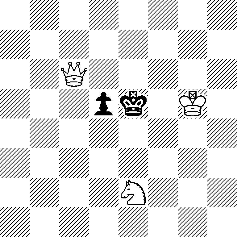 8/8/2Q5/3pk1K1/8/8/4N3/8