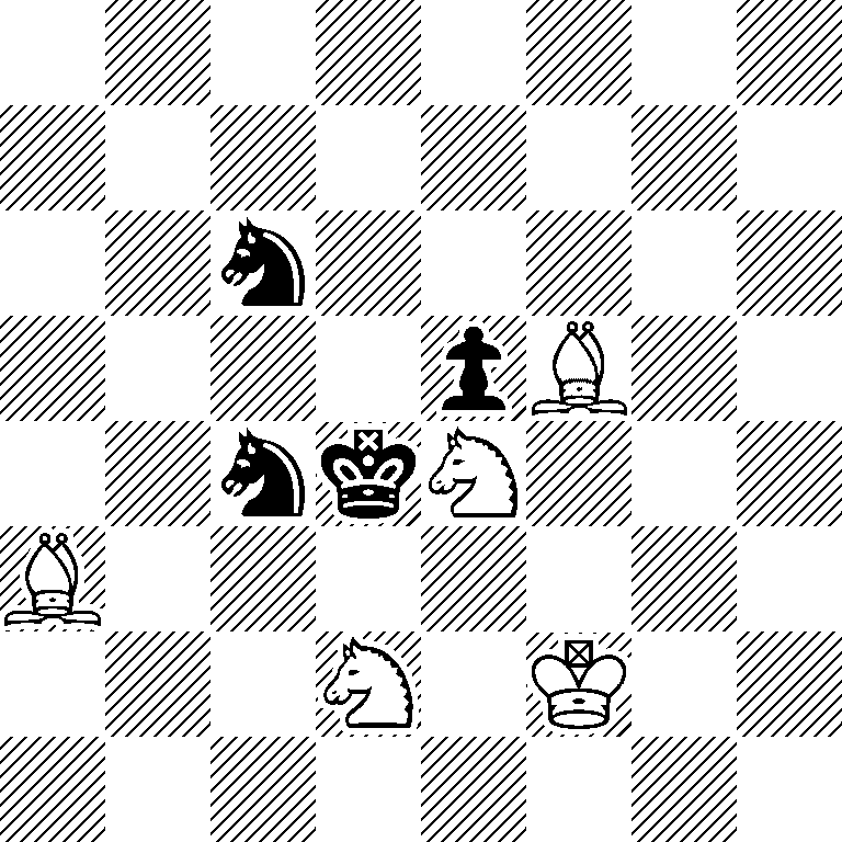 8/8/2n5/4pB2/2nkN3/B7/3N1K2/8